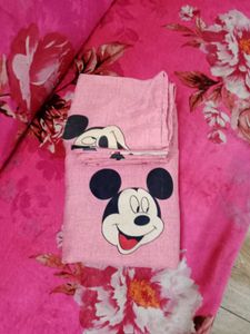 Bed Sheet With 4 Pillow Cover