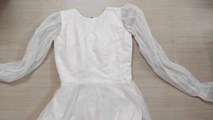 Elegant Fairy Princess White Dress