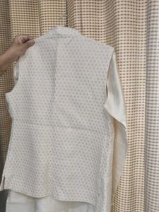 Elegant Cream Ethnic Set