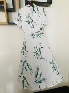 White Dress With Buttons