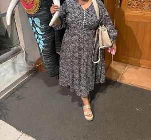 Elegant Printed Dress