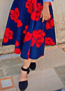 Floral Print Skirt - Stylish &amp; Chic
