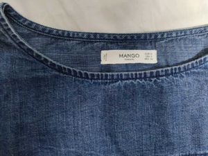 Mango Denim Top