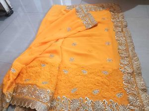 Heavy Work Party Wear Saree