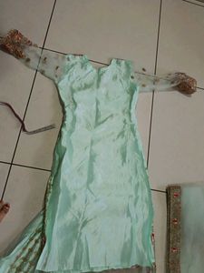 Elegant Embroidered Palazzo Suit