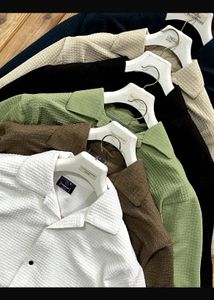 White Textured Shirt