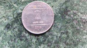 Rare  50 Paisa &amp; Rs.5 Coins