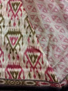 Used Peach Pink Color Saree For 199