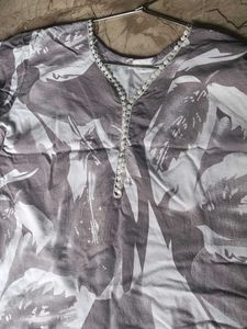 Patterned Tunic Top