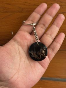 Resin Flower Keychain
