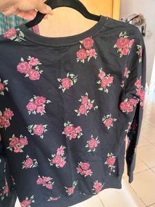 Floral Print Sweatshirt