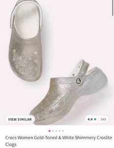 Gold Toned Crocs