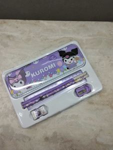 Kawaii Kuromi Pencil Case Set