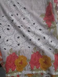 Pretty Roses Chiffon Saree