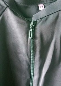 Brand New Sage Green Zipper Abaya  Size 28