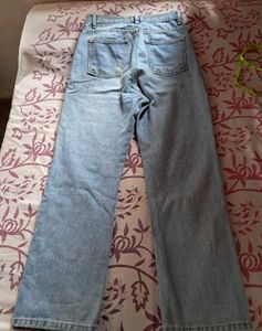 Light Wash Wide Leg Jeans