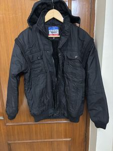 🆕Men’s Jacket with Detachable Hood &amp; Sleeves