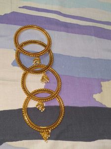 Gold Tone Bangles