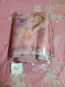 New Floral Print Saree With Blouse