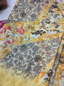 Floral Georgette saree