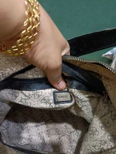 Guess Black Hobo Bag