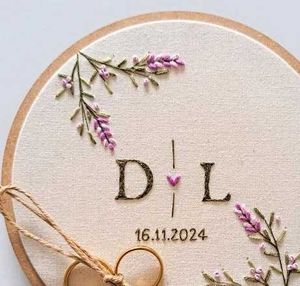 Couple Initial Hoop ✨