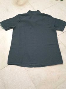 XL Size Blue Short Sleeve Shirt