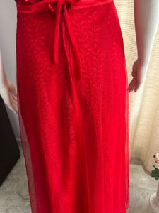 Luxury Shimmery  Red Gown