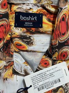 Bashtirt Abstract Print Button-Down Shirt