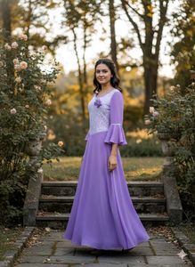 Elegant Lavender Occasion Dress