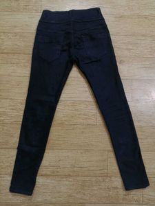 High Waist Black Jeans