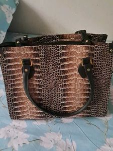 Animal Print Stylish Handbag