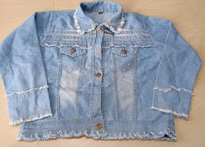 Stylish Denim Jacket, L Size