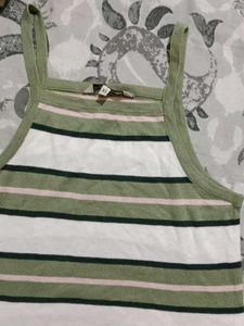 Striped Knit Tank Top