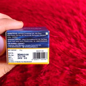 Aqualogica Glow+ Mousse Vitamin C Night Gel with P
