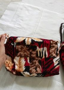 Velvet Big Red Pouch For Sale