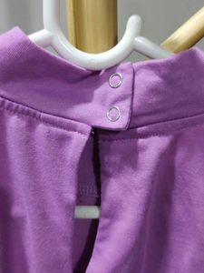 Violet High Neck Tshirt