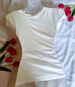 White Batman Tshirt For Women