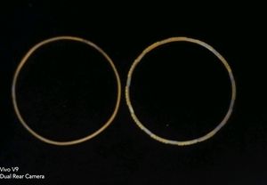 Yellow Metallic Bangles Set