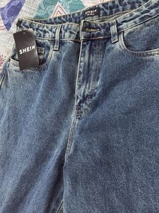 Wide Leg Denim Jeans