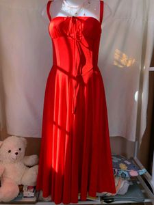 Red Midi Dress