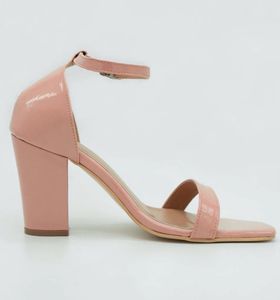 Madish Nude pink Block Heels