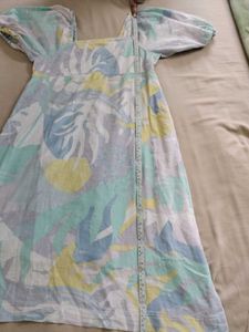Vintage Pastel Floral Dress