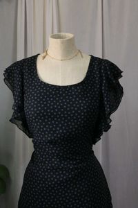 Cute Black Polka Dot Dress