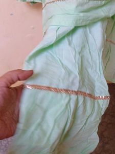 Mint Green Embroidered Sharara Suit