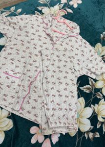 Cute Printed Pajama Set