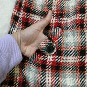 Plaid Butterfly Coat