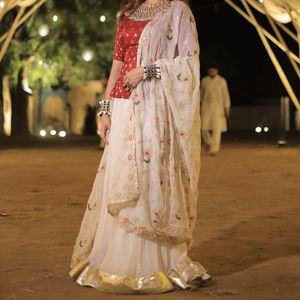 Silk Blouse. Lehnga