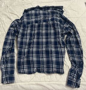 Zara Essentials Plaid Shirt