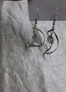 Stylish Silver Drop Earrings
